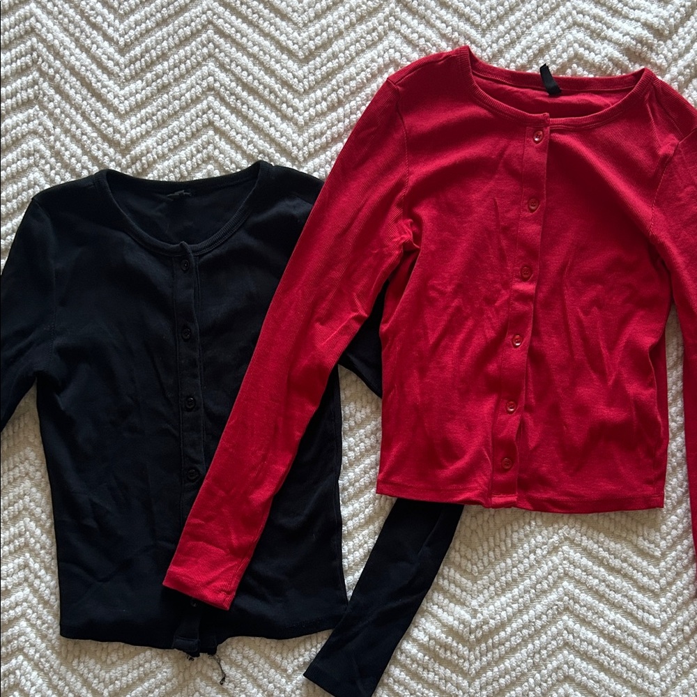 Two Button Cardigans Bundle